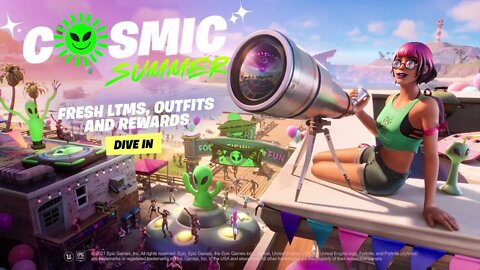 Cosmic Summer Comes To The Fortnite Island