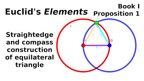 Euclid's Elements: Book 1, Proposition 1