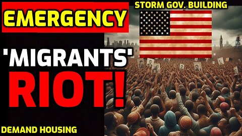 Migrants RIOT!! - STORM Government Building!! - Demand FREE HOUSING - Police BATTLE