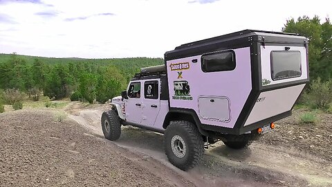 The FIRST TIME Driving my Jeep Gladiator Truck Camper OFF ROAD