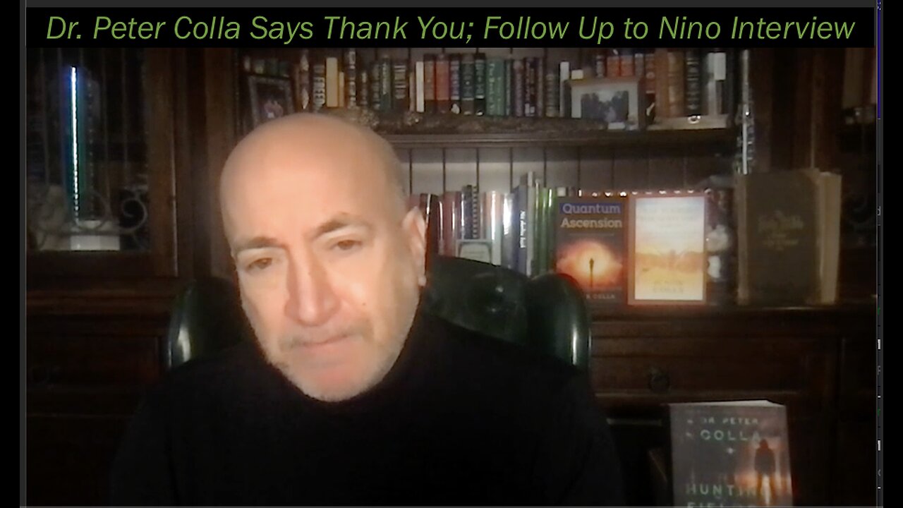 Dr. Peter Colla Says; "Thank You" Follow-Up to the David "Nino" Rodriguez Interview