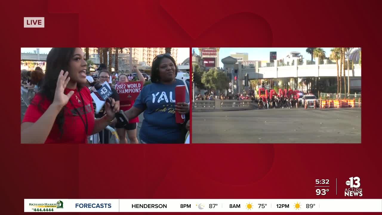 Las Vegas Aces front and center in historic 2022 WNBA Championship Parade