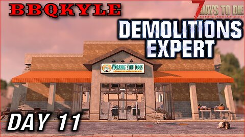 Searching for a Crucible. (7 Days to Die - Demolitions Expert: Day 11)