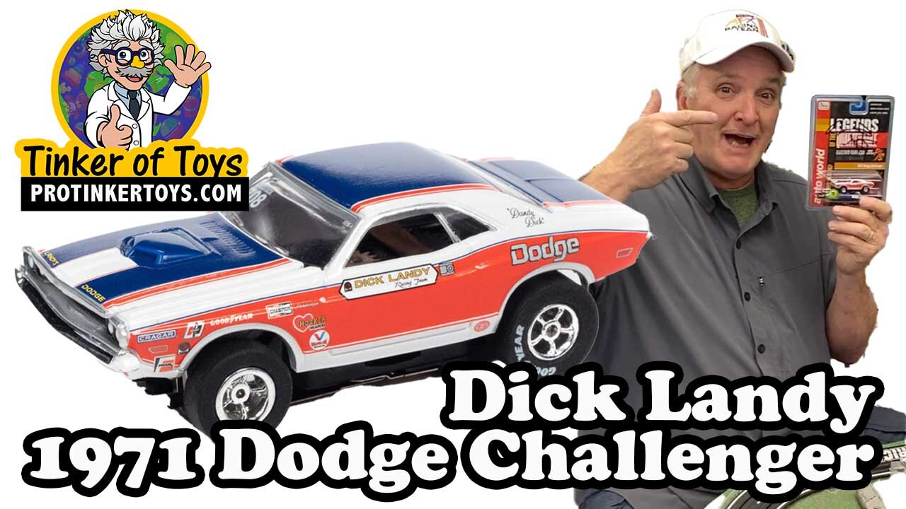 Auto World – X-Traction - 1971 Dodge Challenger - Dick Landy HO Scale Slot Car - SC361DODGE