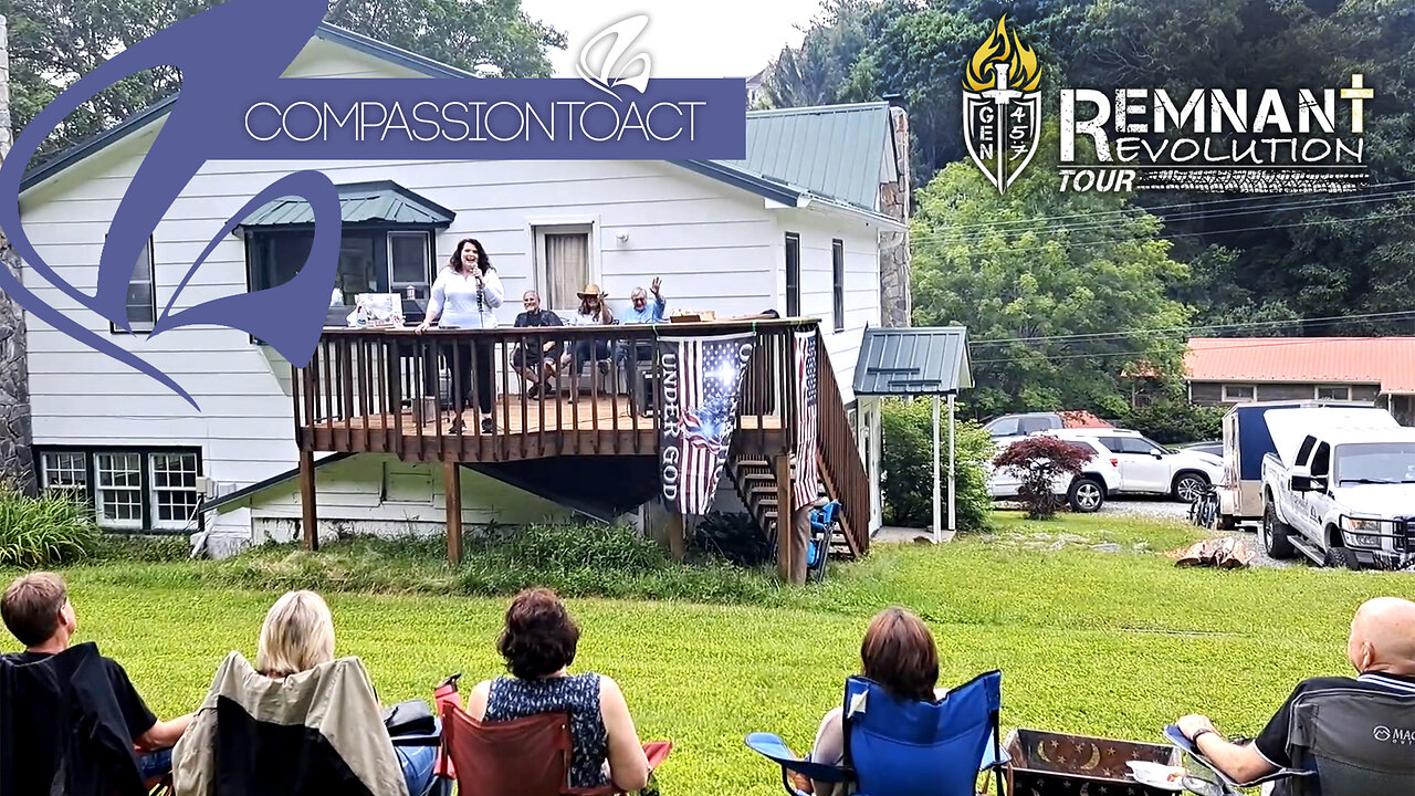 Debbie Gates with "Compassion to Act" & N.C. Sen. Ted Alexander speak in Banner Elk, NC