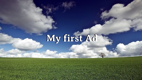 My fist Ad