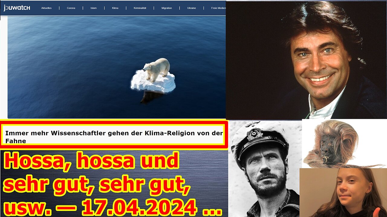 Hossa, hossa und sehr gut, sehr gut, usw. — 17.04.2024 …