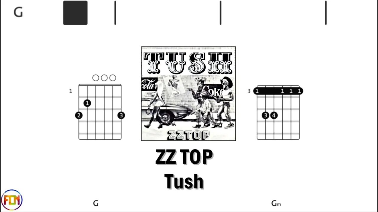 ZZ TOP Tush - Guitar Chords & Lyrics HD