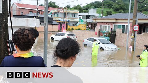 South Korea floods leave multiple people dead after torrential rain – BBC News