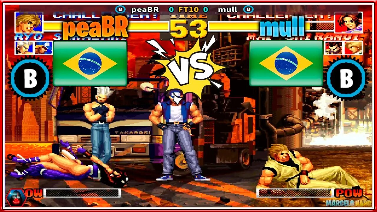 The King of Fighters '95 (peaBR Vs. mull) [Brazil Vs. Brazil]