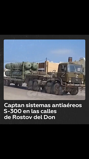 Sistemas antiaéreos S-300 circulan en las calles de Rostov del Don