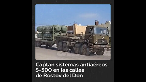 Sistemas antiaéreos S-300 circulan en las calles de Rostov del Don