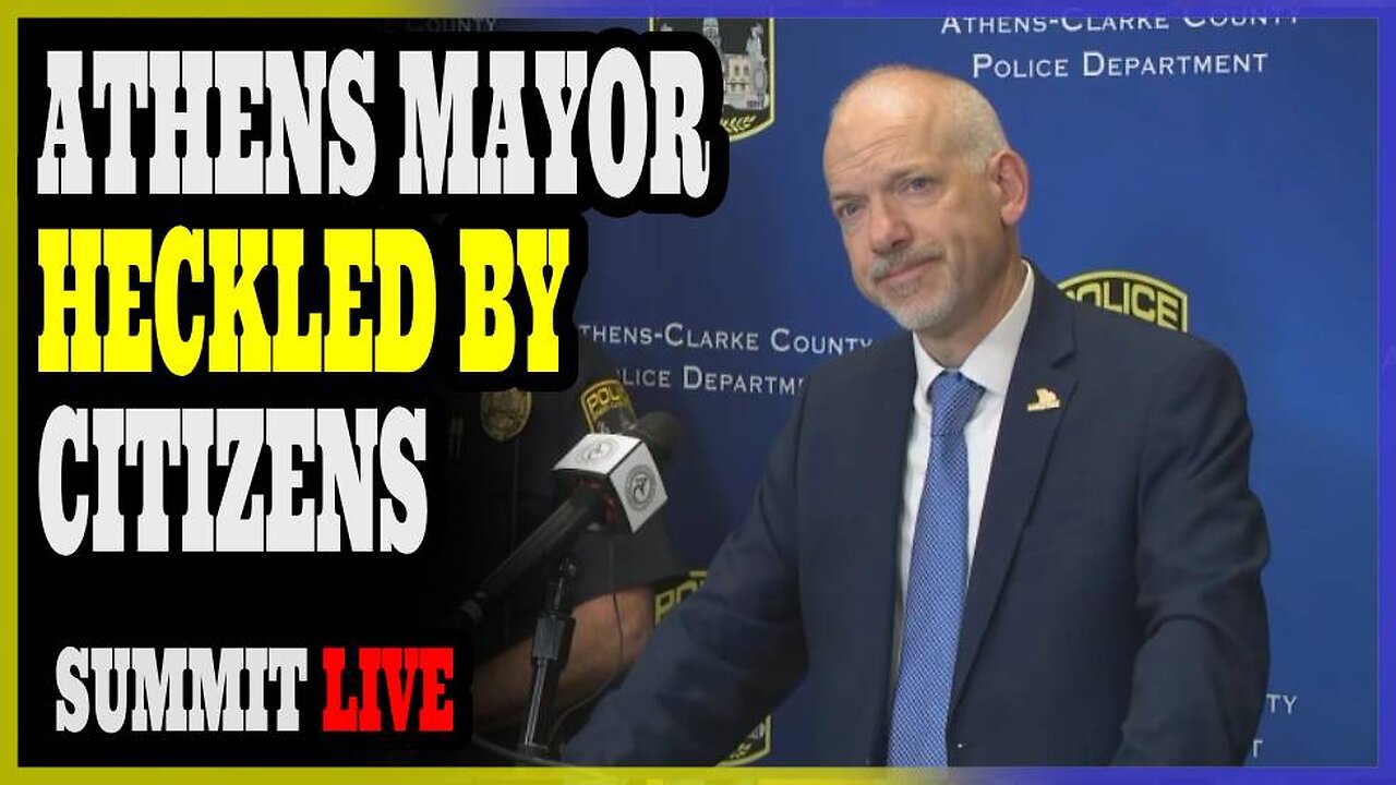 Athens Mayor Heckled By ACTUAL Citizens Over Laken Riley Case
