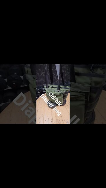 How's your diaper bag?Send email to discuss your very own build. We make most colors and camo.