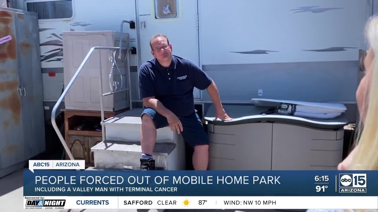 Chandler man with terminal cancer asked to move because of his RV