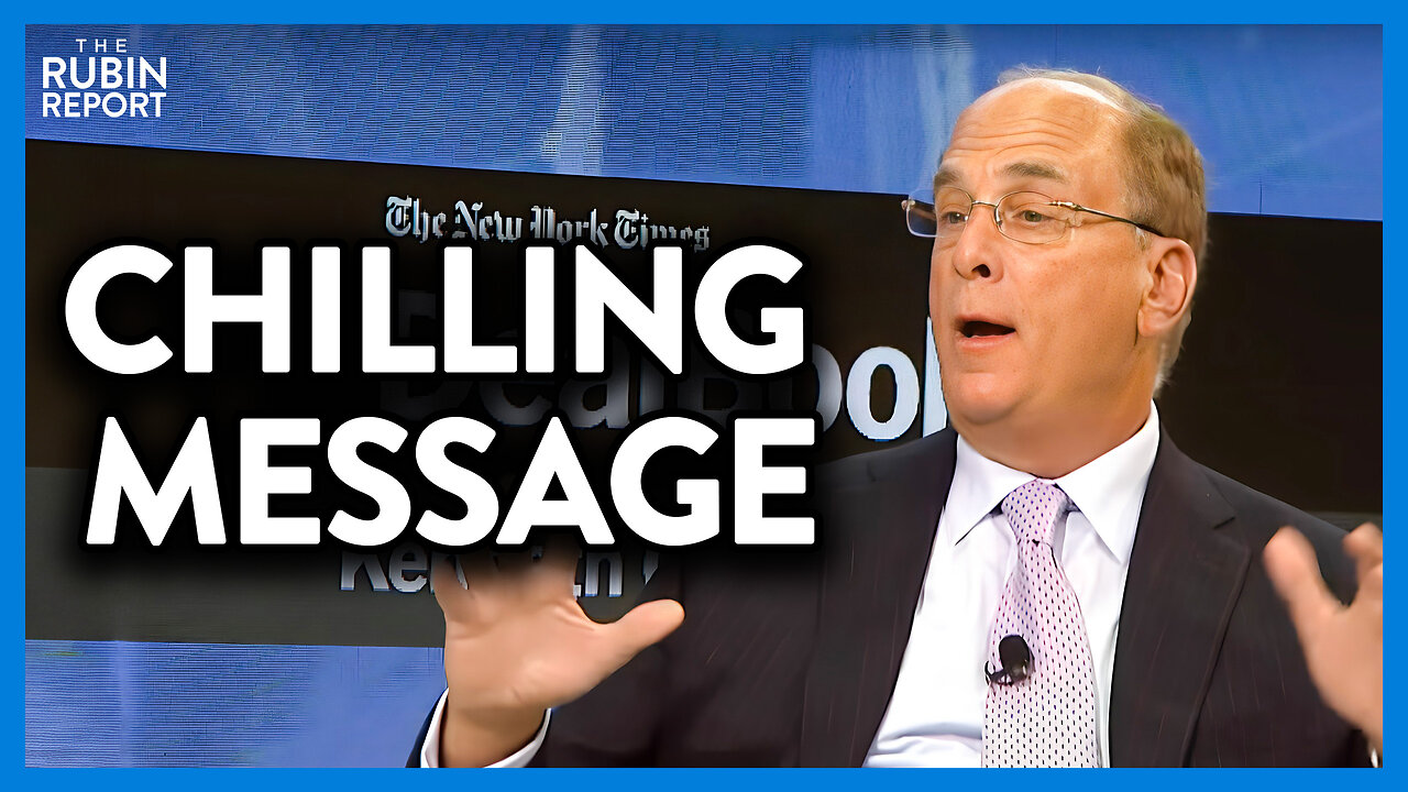 Chilling Video from BlackRock CEO Makes His Plans Clear