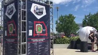 Baseball village and fan fest is open for business