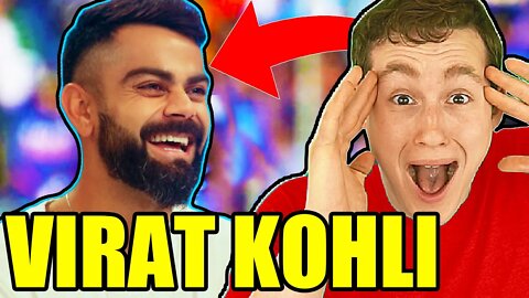 AMERICAN REACTS TO VIRAT KOHLI (my favourite cricket player...)