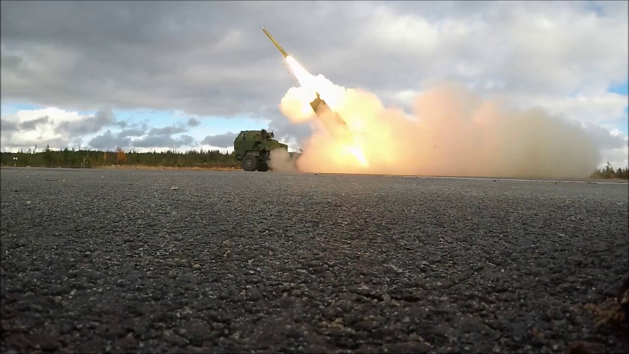 Nordic Strike 22 HIMARS Arrival & Launch