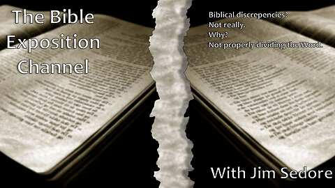 Biblical discrepencies? Not really. Why? Not properly dividing the Word.