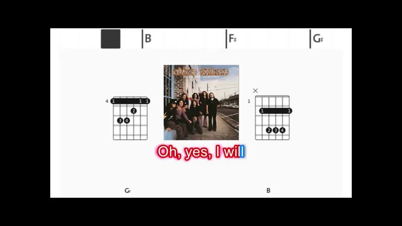 Lynyrd Skynyrd - Simple man - (Chords & Lyrics like a Karaoke)