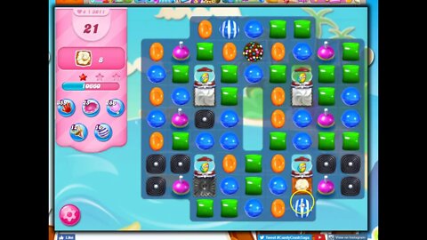 Candy Crush Level 3011 Talkthrough, 24 Moves 0 Boosters