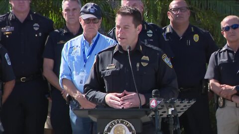 Florida Police departments are coming together after Hurricane Ian