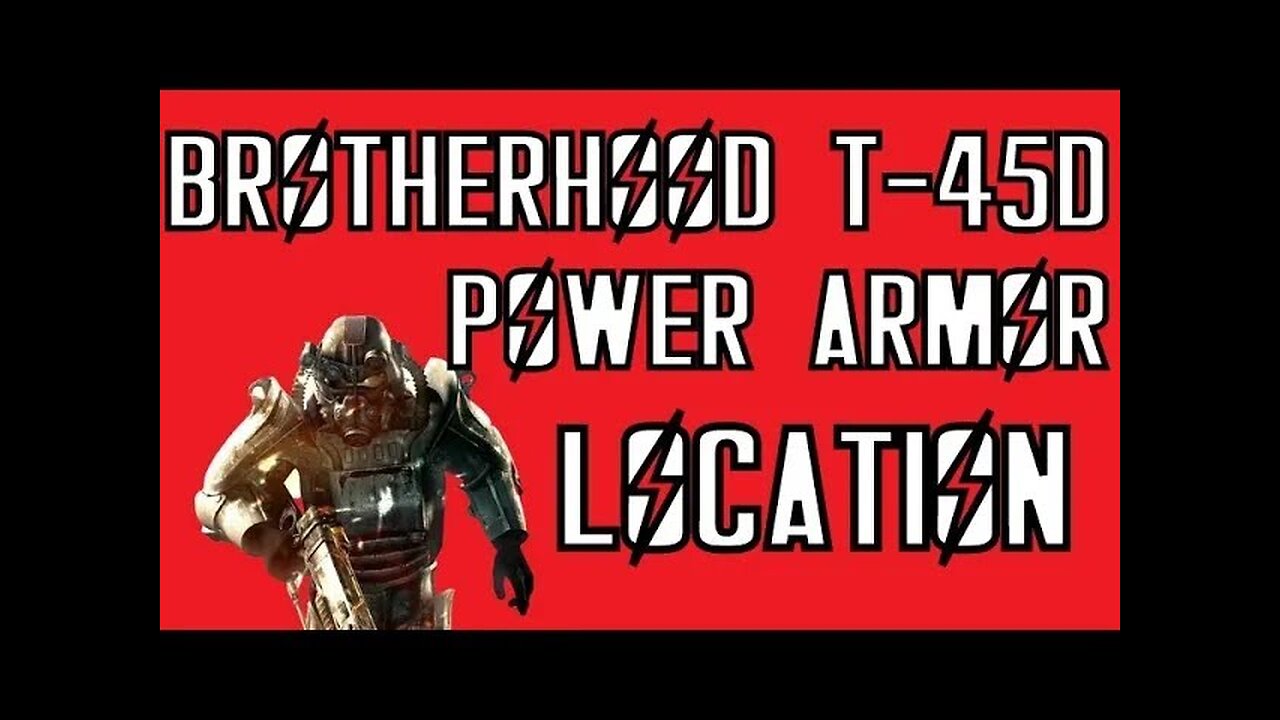 How to Get Brotherhood T-45d power armor in Fallout New Vegas