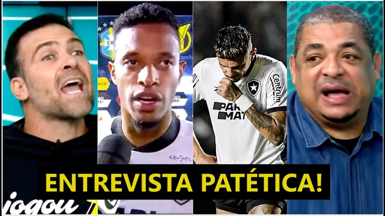 "O Tchê Tchê TÁ QUERENDO RECLAMAR DISSO, cara? IRRITA! O Botafogo TEM QUE ASSUMIR que..."