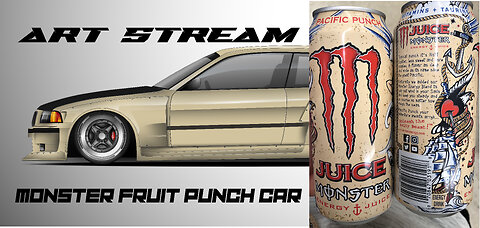 Art Stream - Monster Fruit Punch Car