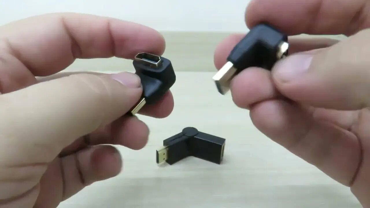 Adaptadores HDMI Angulares (em L) e Rotativo