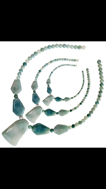 Jasper jewelry necklace vintage style jewelry gift gemstone necklace 20231027-10-08