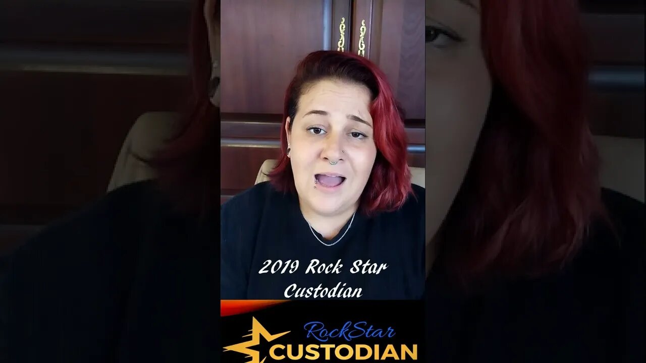 Niki Martone Congratulates Ron Crowley, 2021 National Rock Star Custodian