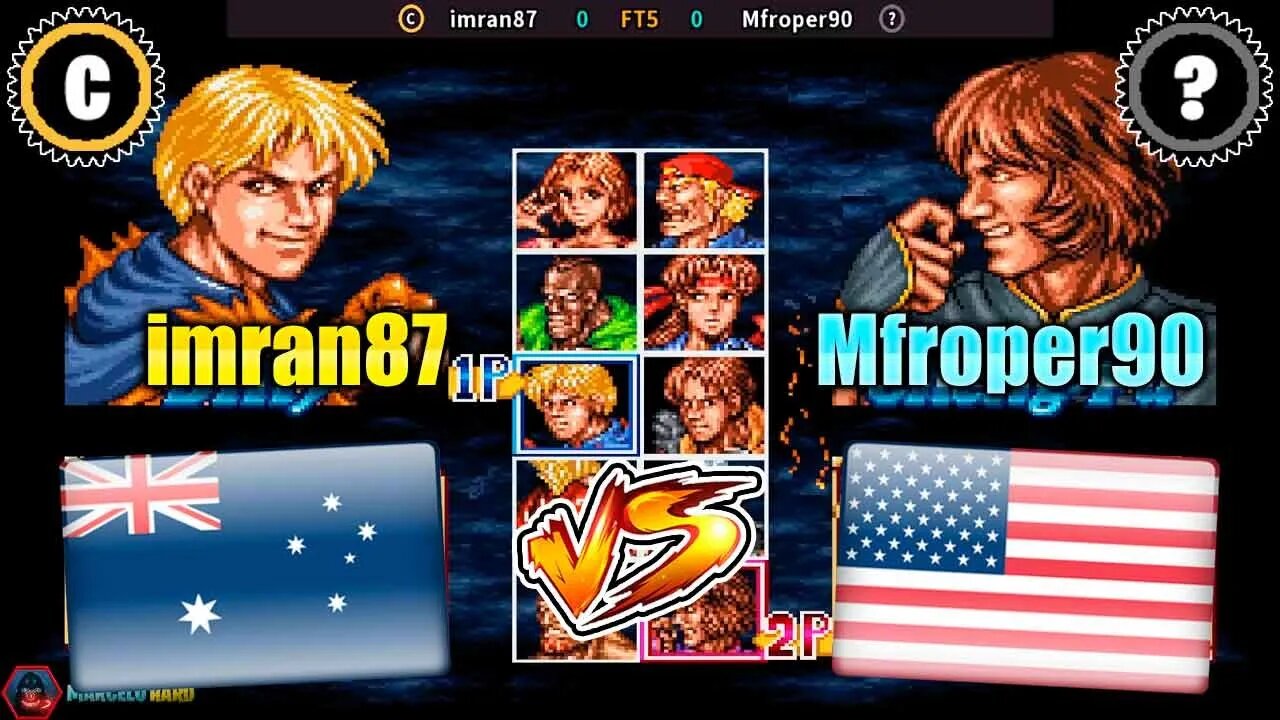 Double Dragon (imran87 Vs. Mfroper90) [Australia Vs. U.S.A.]