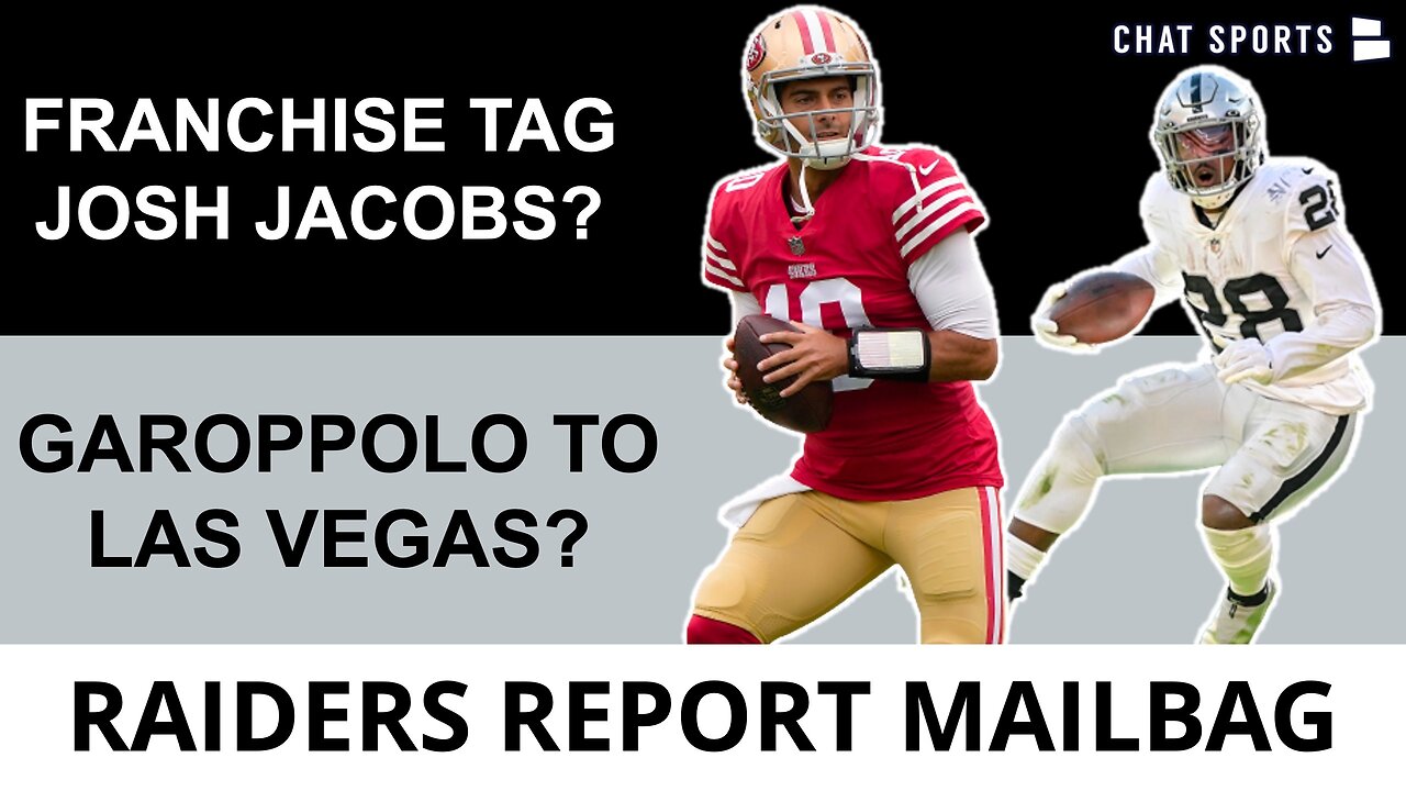 Franchise Tag Josh Jacobs? Raiders Rumors Q&A On Jimmy Garoppolo, Nate Hobbs