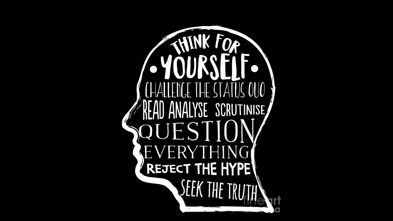 THINK FOR YOURSELF: Don't trust the politicians or the Media or any Faction