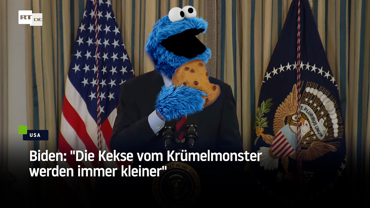 Biden: "Die Kekse vom Krümelmonster werden immer kleiner"