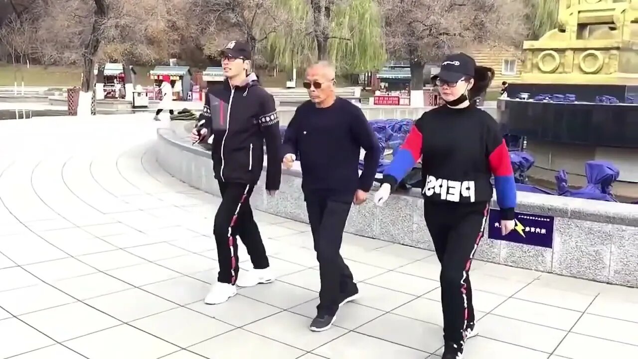 Young as old enjoying Shuffle Dance in China