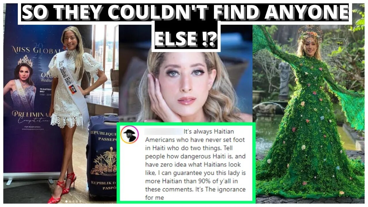 |NEWS| So they Couldn't Pick Anyone Else To Be Miss Haiti!?