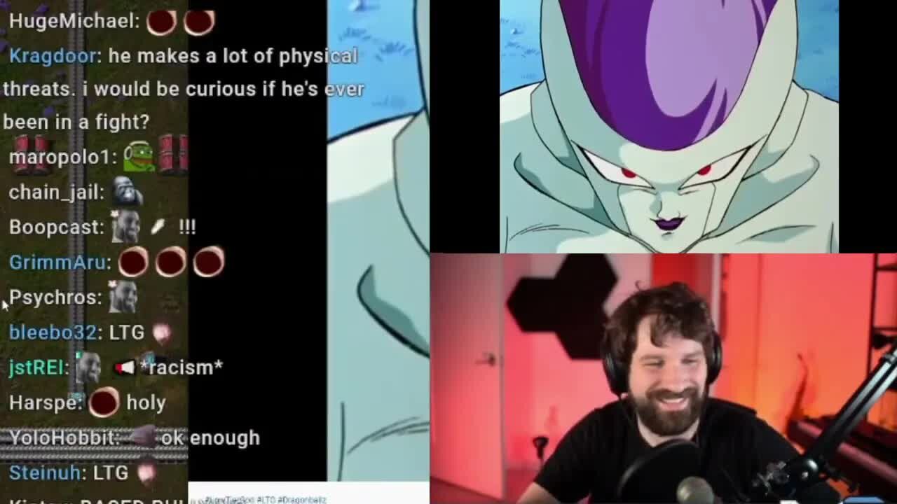 Destiny Tries To Not React To Low Tier Frieza [Reupload]
