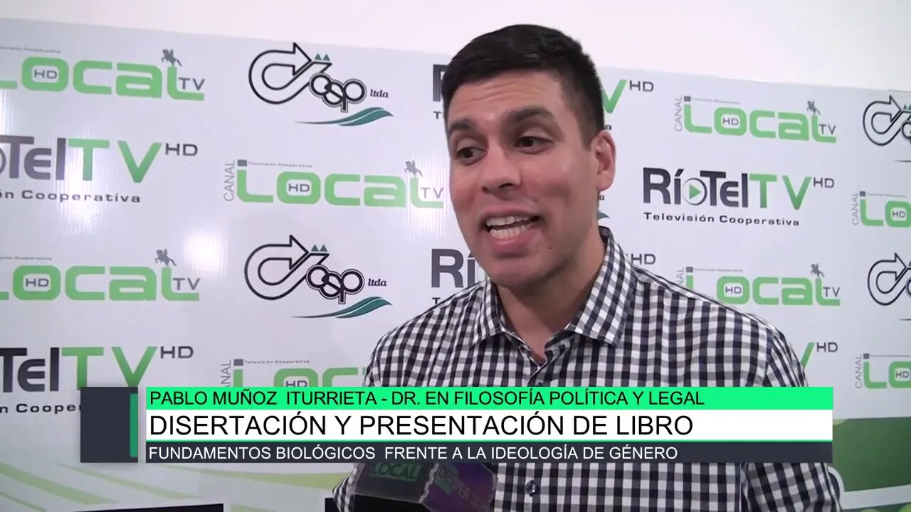 Disertación y presentación de libro, Pablo Muñoz Iturrieta
