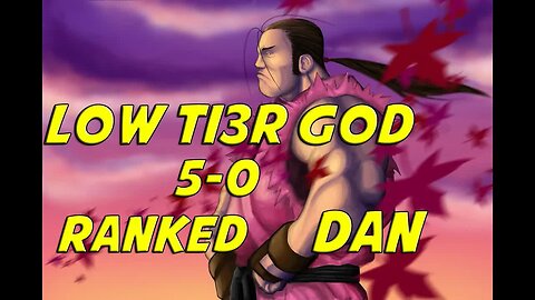 MESSAGE TO ALL MY SUBS and USF4 ranked 5-0 [Low Tier God Reupload]