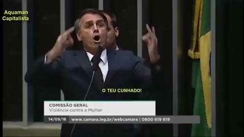 Maria do Rosário Tenta Calar Bolsonaro por Trazer Verdades (2016)