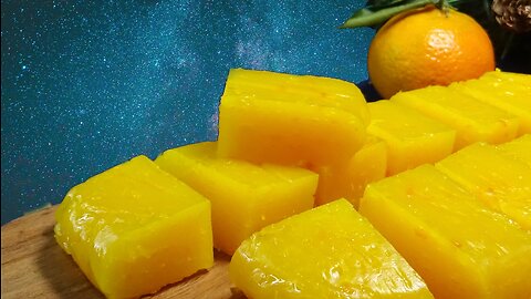 Tangerine Candy Gummies (No Gelatin, No Sugar 🍊 Vegan)