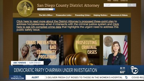San Diego Democratic Party Chair takes a leave of absence over assault allegations