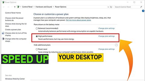 How to Turn On High Performance Mode on Windows 10/11 : Boost Your PC HIGH Performance : SPEED UP