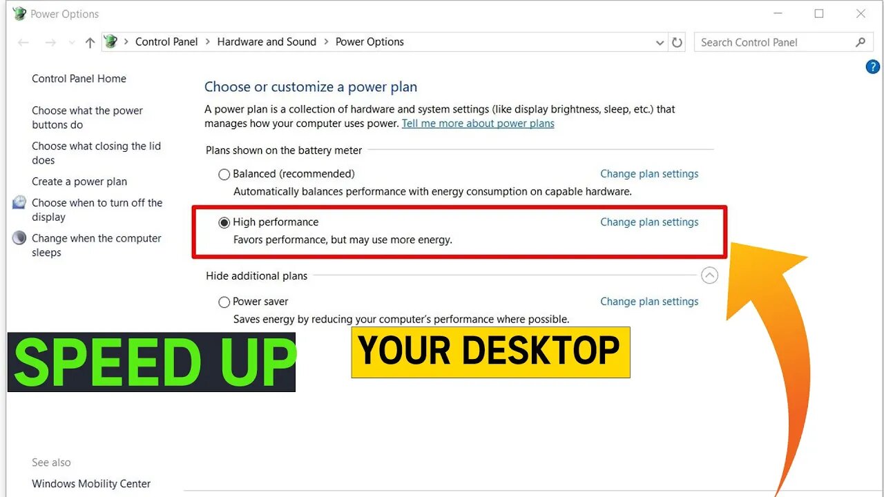 How to Turn On High Performance Mode on Windows 10/11 : Boost Your PC HIGH Performance : SPEED UP
