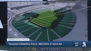 How would Paul Brown Stadium transform for a World Cup game?