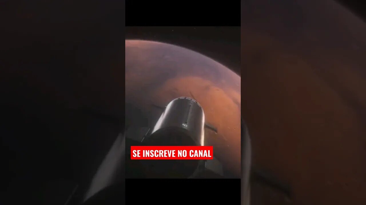 🚀 IncrÃvel Veja como seria uma viagem ao planeta Marte com a Starship da Spacex, Confira, #shorts🚀