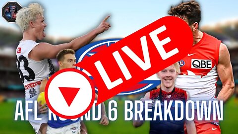 AFL Round 6 Breakdown Live Stream